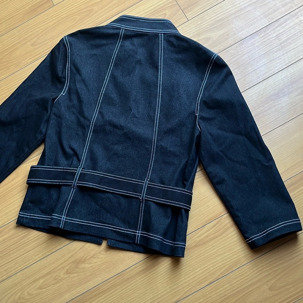 St. John Sport denim zip up - Picture 10 of 10